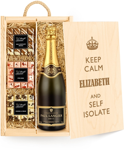 Get Well Soon Personalised Chocolate Tasting Experience With Champagne